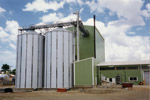 Process Palnt Building including hoppers and feedmill