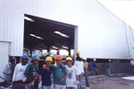 BICC FActory Building Construction team posing for photo