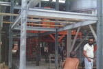 Structural steel work support for the process plant / process equipment