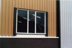 REIDsteel's quality windows set into the building sheeting